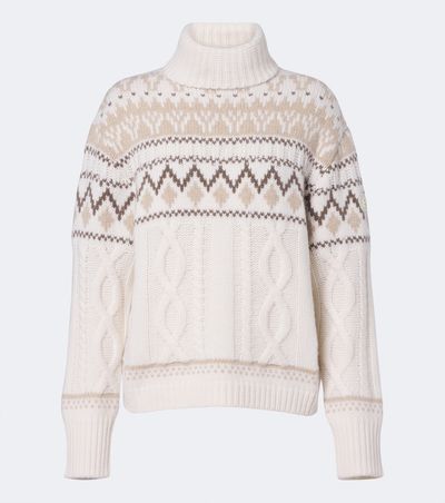 Bogner Bogner Lorely jacquard cashmere turtleneck sweater