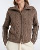 Bogner Bogner Lotta cable-knit wool-blend zip-up sweater - 2