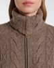 Bogner Bogner Lotta cable-knit wool-blend zip-up sweater - 3