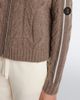 Bogner Bogner Lotta cable-knit wool-blend zip-up sweater - 4