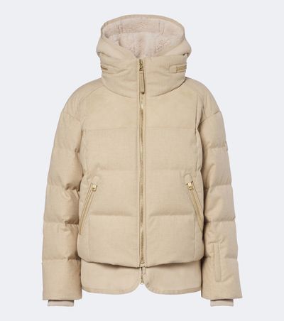 Bogner Bogner Mojald suede-trimmed down ski jacket
