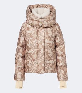 Bogner Bogner Naia hooded printed down ski jacket