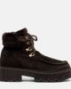 Bogner Bogner Turin shearling-trimmed suede lace-up boots - 4