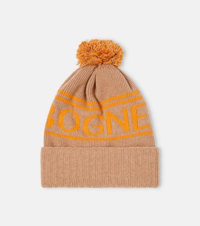 Bogner Kids Bogner Kids Noam logo wool-blend beanie
