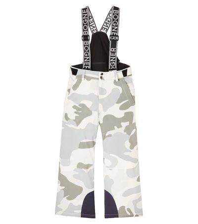 Bogner Kids Bogner Kids Yuki logo camouflage ski salopettes