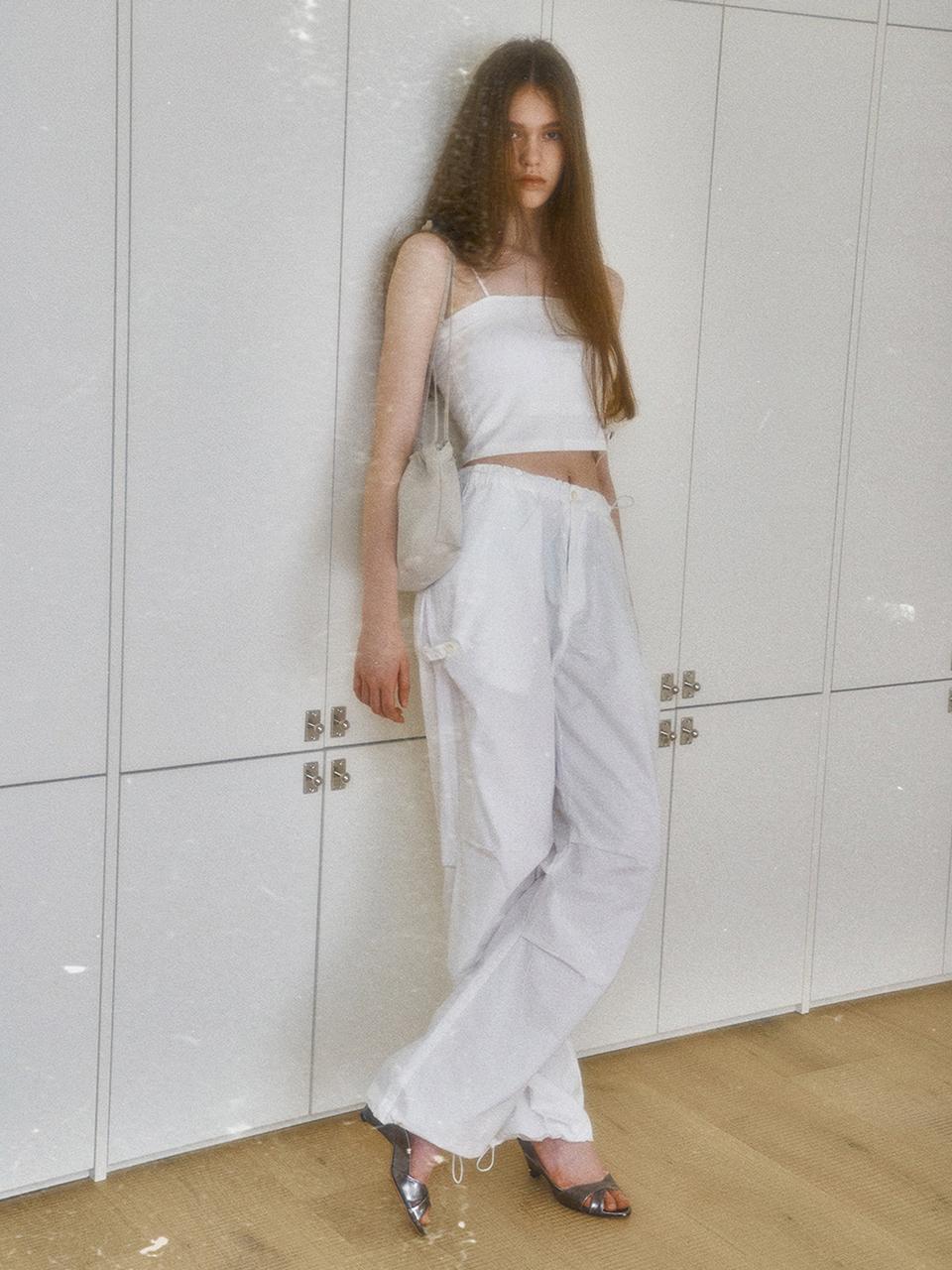 BOL w wide pants white