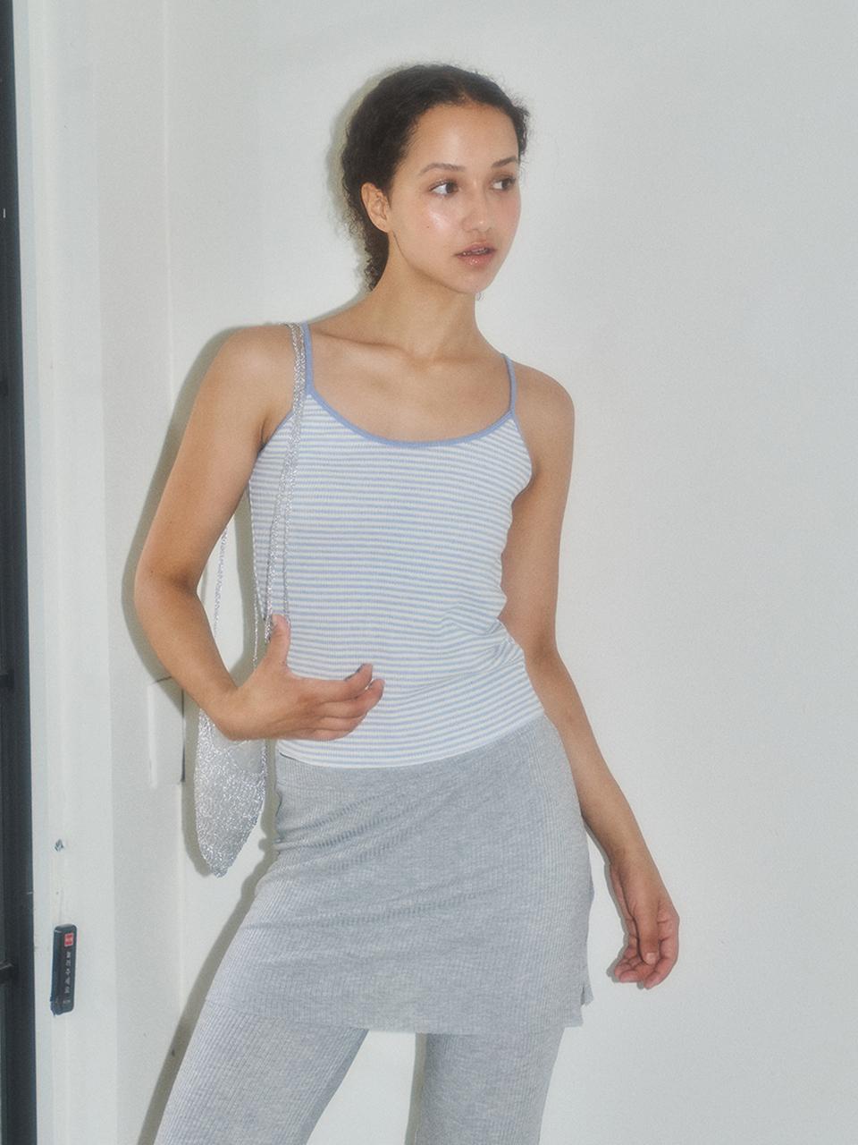 BOL waffle stripe sleeveless_3color