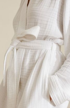 Boll & Branch Boll & Branch Dream Rib Organic Cotton Robe
