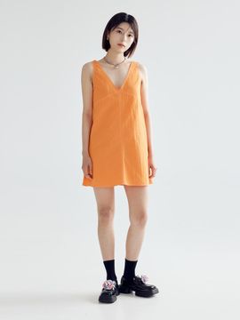 bomnal boutique STITCH MINI DRESS -