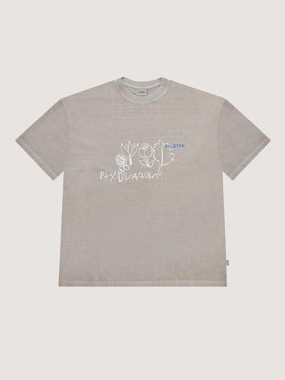 BONATS PALETTE Flower Pigment T-shirt [Beige]