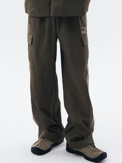 BONATS PALETTE Incision Nylon Cargo Pants [Khaki]