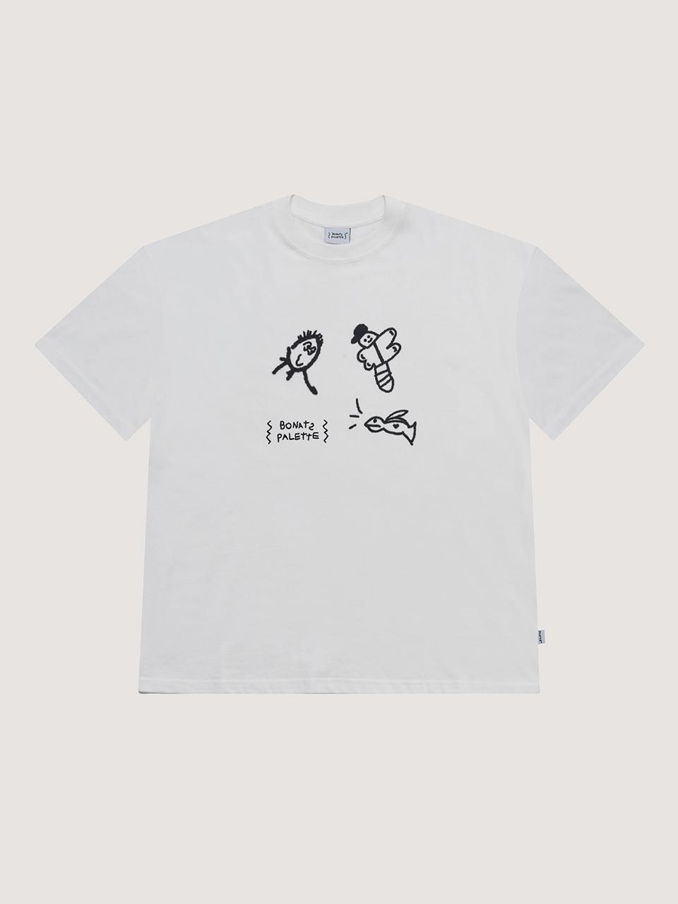 BONATS PALETTE Insect Friends T-shirt [White]