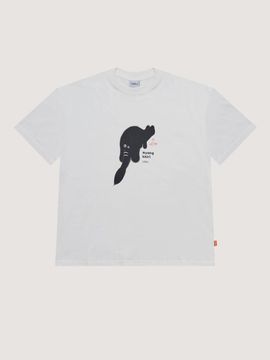 BONATS PALETTE Nyang-kkiri T-shirt [WHITE]