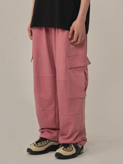 BONATS PALETTE Pigment Cargo Sweat Pants [INDI PINK]