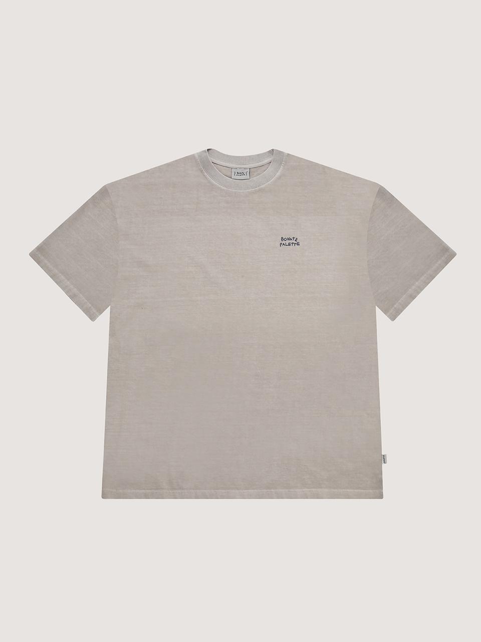 BONATS PALETTE Pigment Signature Logo T-shirt [BEIGE]