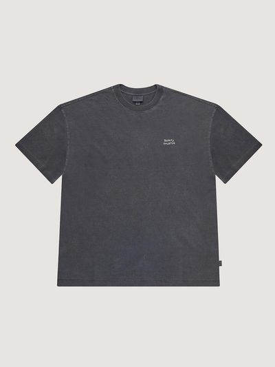 BONATS PALETTE Pigment Signature Logo T-shirt [CHARCOAL]