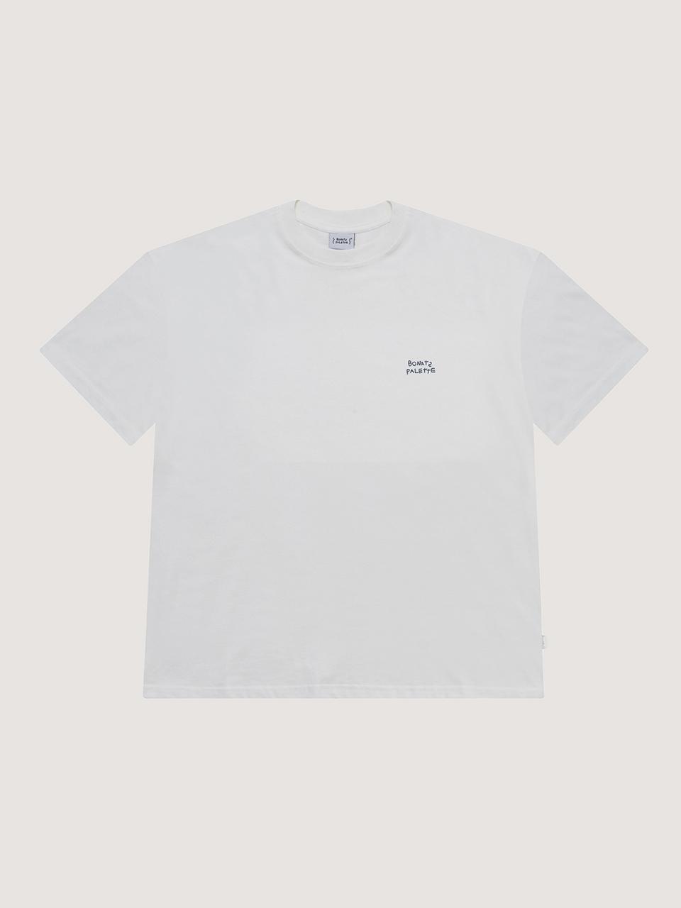 BONATS PALETTE Signature Logo T-shirt [White]