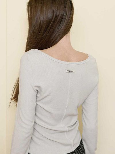BONATS PALETTE Silket Pintuck Long Sleeve T-Shirt [5COLOR]