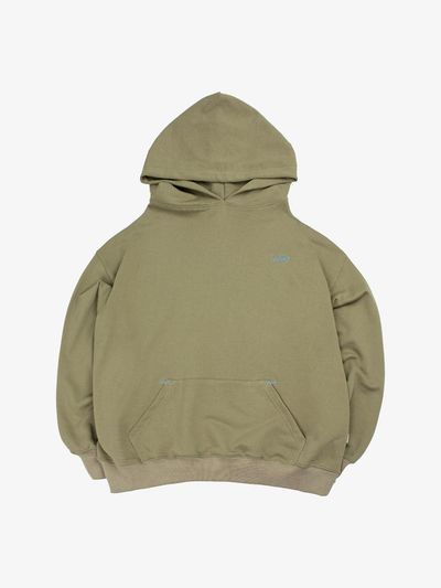 BONATS PALETTE Small Logo Overfit Hoodie [GREEN]