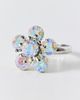 BONBONWHIMS BONBONWHIMS Flower Gumball Ring in Silver, Women's at Urban Outfitters - 1