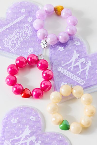 BONBONWHIMS BONBONWHIMS X Totally Spies! Pow Bubbles Bracelet in Pink, Women's at Urban Outfitters
