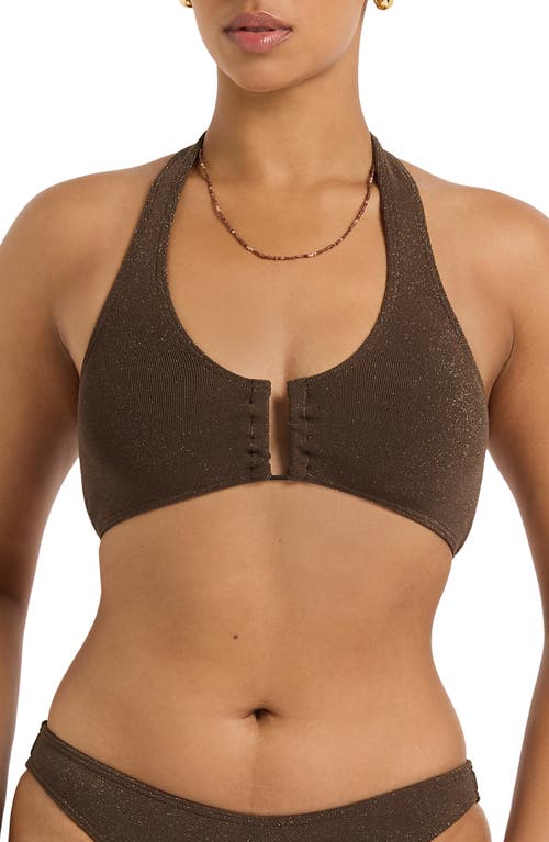 bond-eye bond-eye Bailey Crop Halter Bikini Top