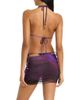 bond-eye bond-eye Claudia Ruched Mesh Cover-Up Miniskirt - 1