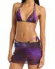 bond-eye bond-eye Claudia Ruched Mesh Cover-Up Miniskirt - 2