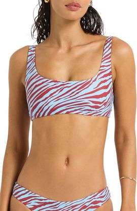 bond-eye bond-eye Quinn Reversible Crop Bikini Top