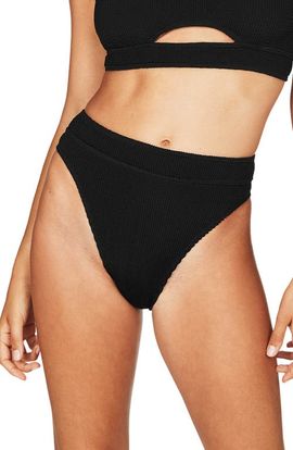 bond-eye bond-eye The Savannah High-Waist Ribbed Bikini Bottoms