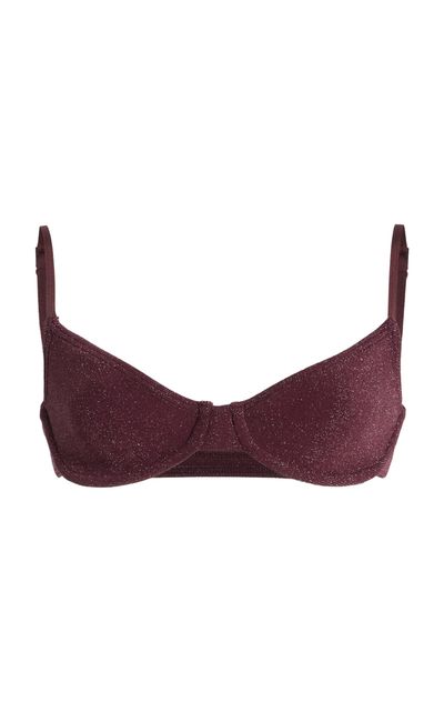 Bond-Eye BondEye Gracie Balconette Bikini Top Purple OS