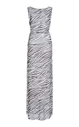 Bond-Eye BondEye Karma ZebraPrint Maxi Dress