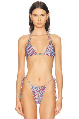 Bond Eye Bond Eye Tonya Triangle Bikini Top