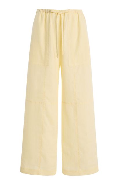 BONDI BORN BONDI BORN Leiden Linen WideLeg Pants Yellow M