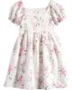 Bonnie Jean Bonnie Jean Kids' Embroidered Puff Sleeve Babydoll Party Dress - 1