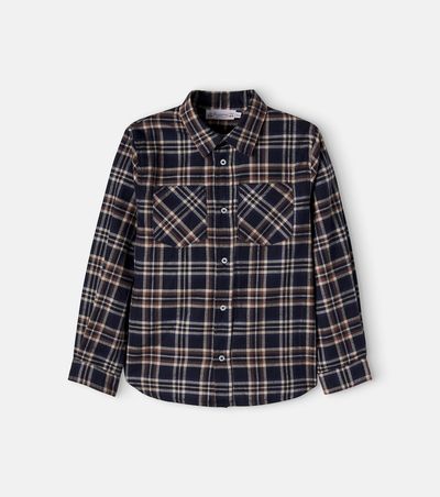 Bonpoint Bonpoint Altman checked cotton shirt