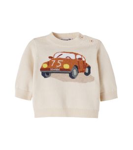 Bonpoint Bonpoint Baby Almire jacquard wool and cotton sweater