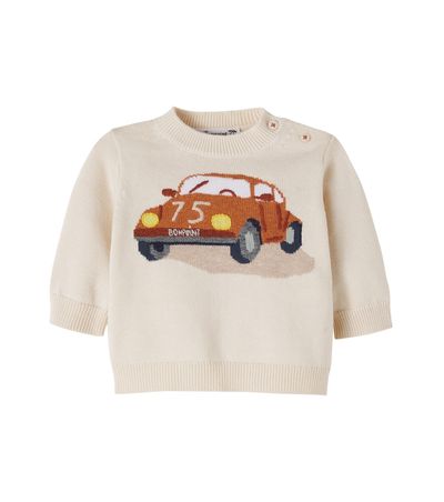 Bonpoint Bonpoint Baby Almire jacquard wool and cotton sweater