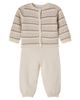Bonpoint Bonpoint Baby Grifin wool and cotton cardigan and pants set - 1