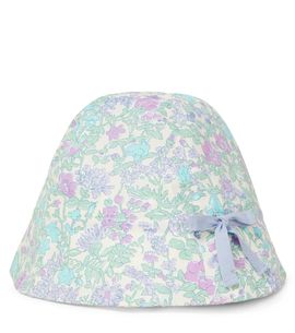 Bonpoint Bonpoint Baby Grigri bow-detail floral cotton hat