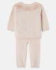 Bonpoint Bonpoint Baby Jenny wool and cotton cardigan and pants set - 3