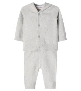 Bonpoint Bonpoint Baby Laslo cotton cardigan and pants set