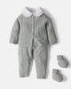 Bonpoint Bonpoint Baby Lavina wool and cotton cardigan and pants set - 2