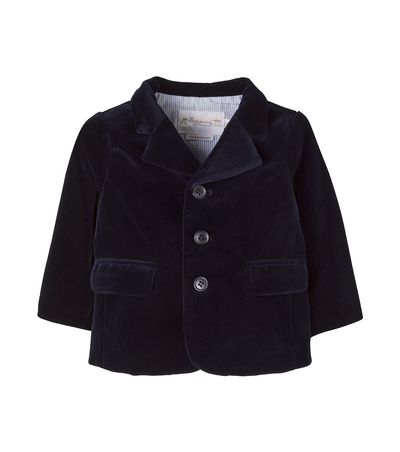 Bonpoint Bonpoint Baby Leopold cotton velvet jacket