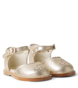 Bonpoint Bonpoint Baby Luna metallic leather sandals