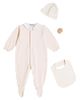 Bonpoint Bonpoint Baby onesie, hat and bib set - 1