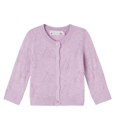 Bonpoint Bonpoint Baby Teyana cotton and cashmere cardigan