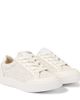 Bonpoint Bonpoint Cameron leather-trimmed canvas sneakers - 1
