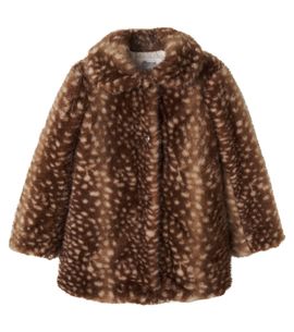 Bonpoint Bonpoint Doogie printed teddy coat