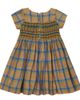 Bonpoint Bonpoint Duchesse checked linen dress - 4
